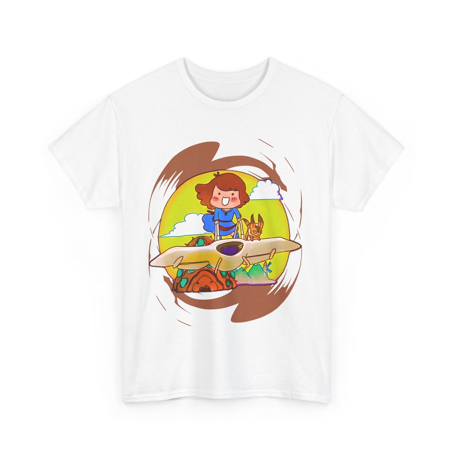 Nausicaa of the Valley of the Wind T-Shirt – 100% Cotton Studio Ghibli Anime Tee
