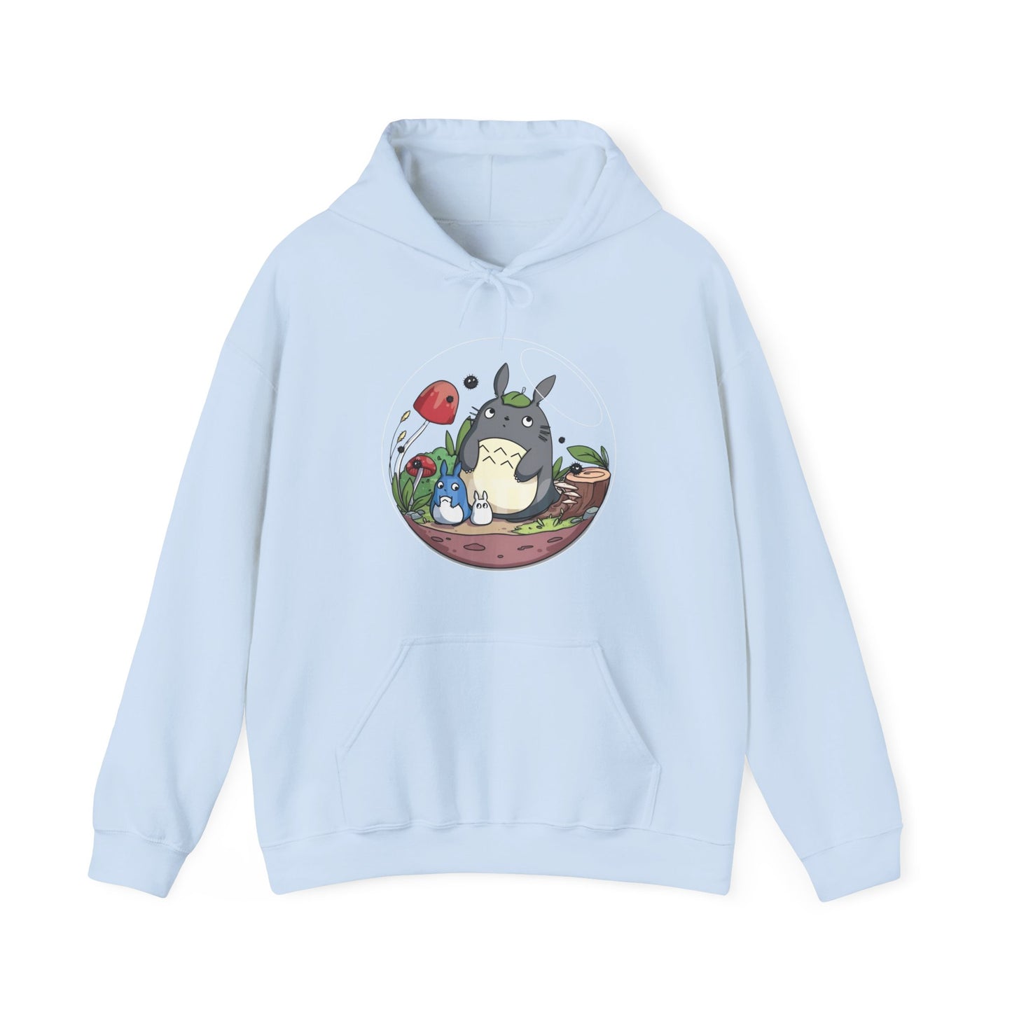 Totoro Bubble Hoodie – 100% Cotton Studio Ghibli Cozy Anime Pullover