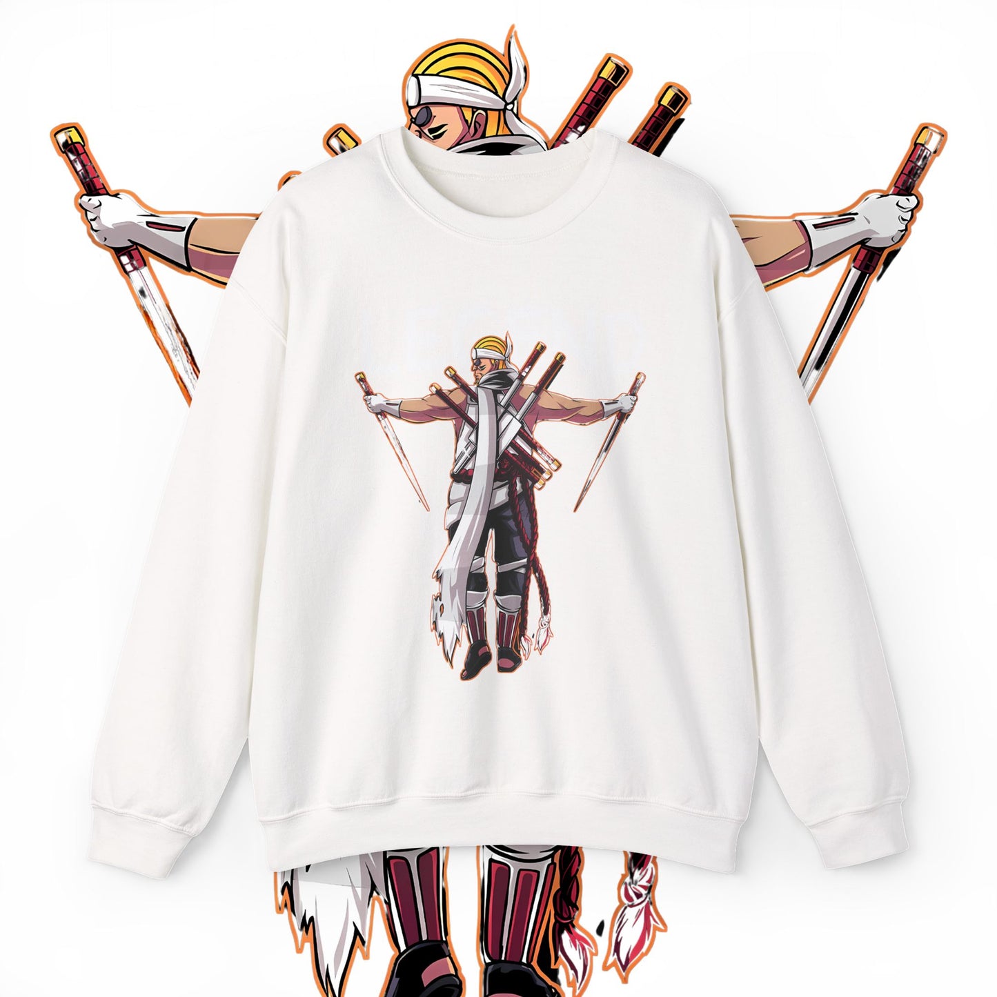 Killer Bee Naruto Sweatshirt 100% Cotton Anime Streetwear