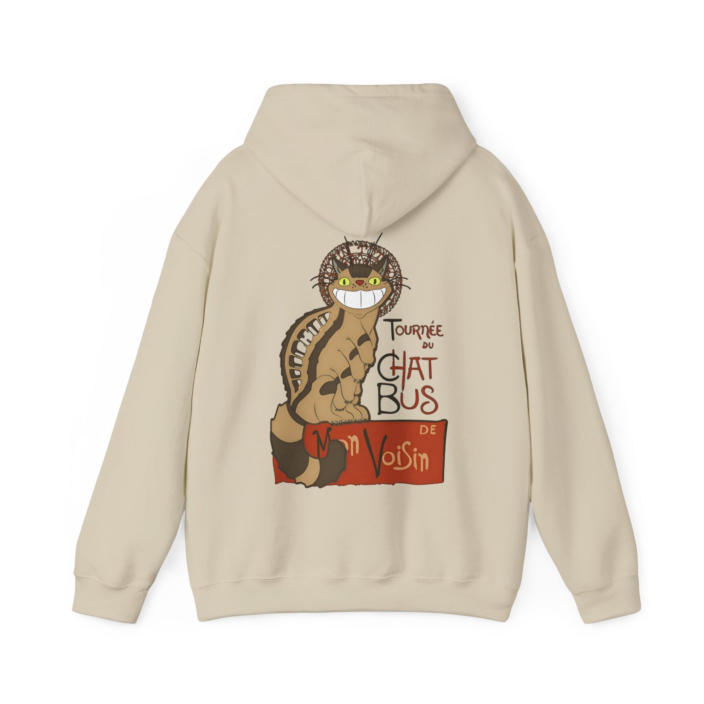 Catbus Back Print Hoodie – 100% Cotton Studio Ghibli Hoodie from My Neighbor Totoro