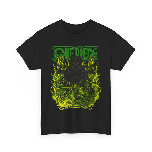 Roronoa Zoro One Piece T-Shirt – 100% Cotton Anime Tee for Swordsman Fans