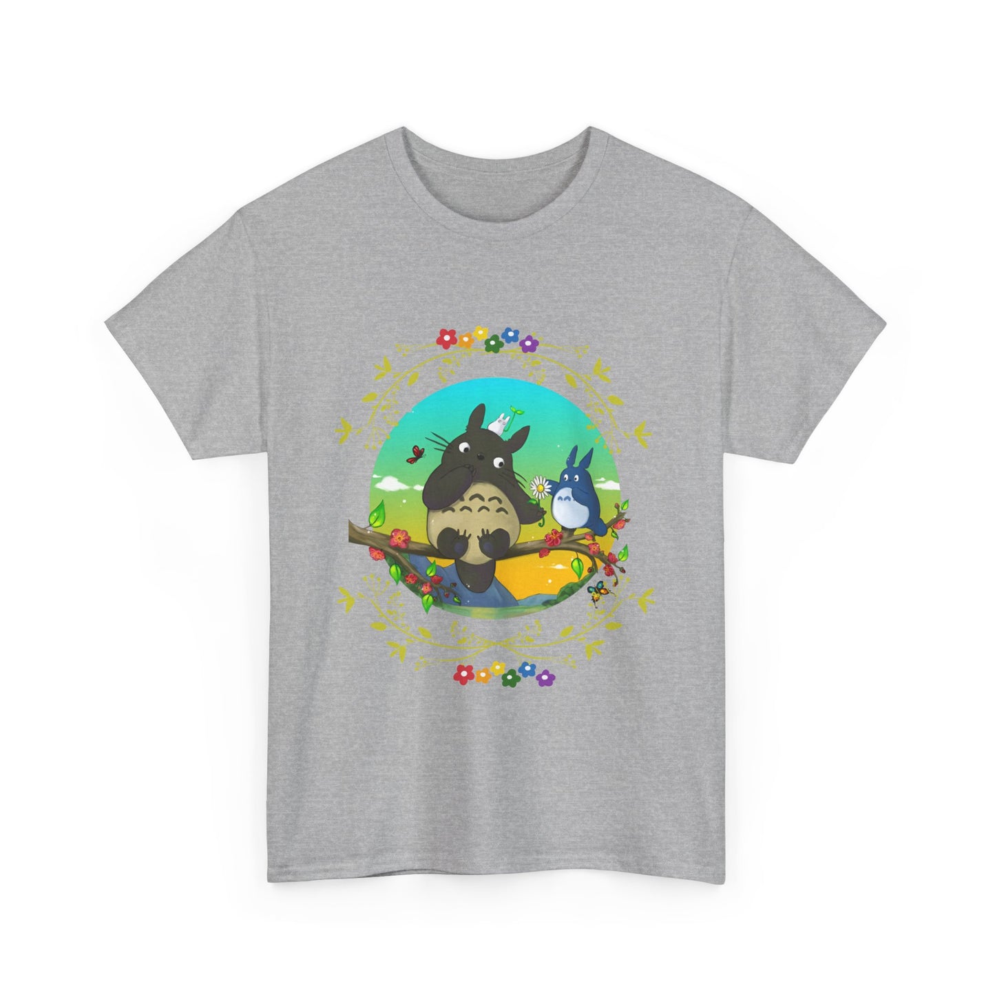 My Neighbor Totoro T-Shirt 100% Cotton Studio Ghibli Anime Tee