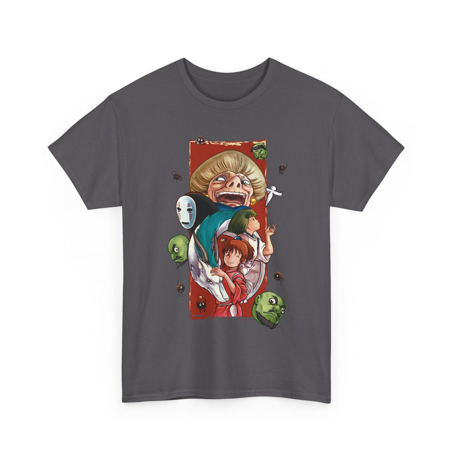 Spirited Away T-Shirt 100% Cotton | Studio Ghibli Art Canvas Anime Tee