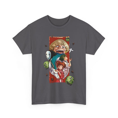 Spirited Away T-Shirt 100% Cotton | Studio Ghibli Art Canvas Anime Tee