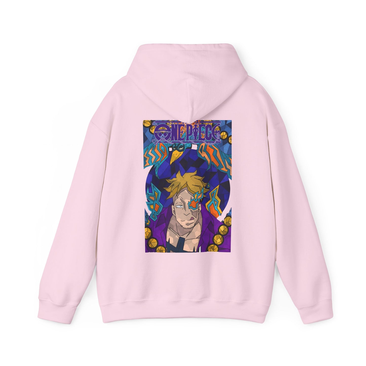 "Marco the Phoenix One Piece Hoodie – 100% Cotton Back Print Anime Sweatshirt"