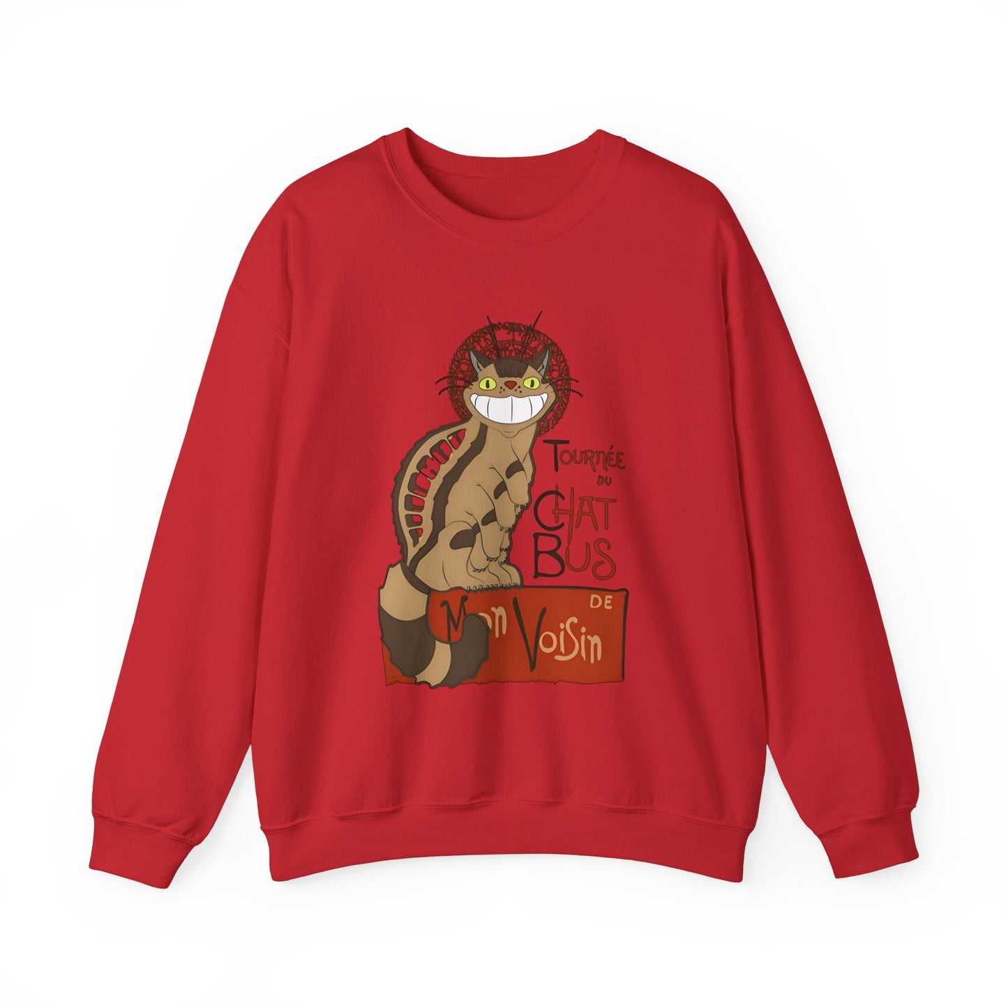 Catbus Studio Ghibli Sweatshirt – 100% Cotton My Neighbor Totoro Pullover for Anime Fans
