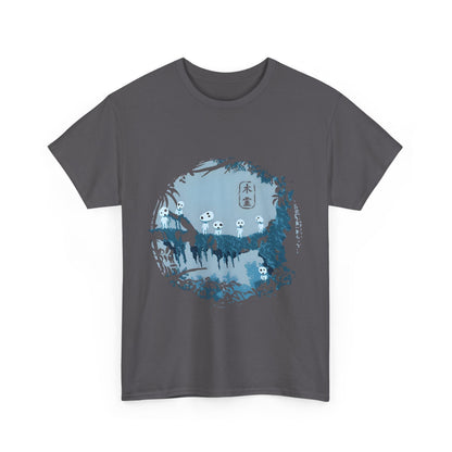 Kodama Tree Forest T-Shirt – 100% Cotton Studio Ghibli Inspired Tee from Princess Mononoke