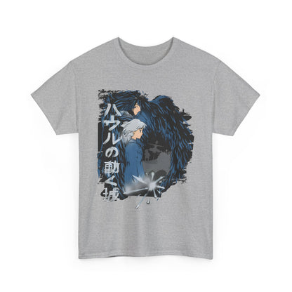 Howl & Sophie T-Shirt – 100% Cotton Studio Ghibli Anime Tee Inspired by Howl’s Moving Castle