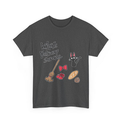 Jiji Cat Ghibli T-Shirt – 100% Cotton Kiki’s Delivery Service Tee