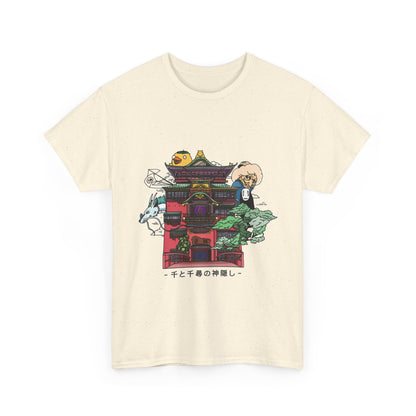 Spirited Away Castle T-Shirt 100% Cotton | Studio Ghibli Anime Tee