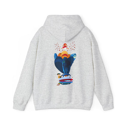 Ponyo and Sosuke Sea Dreams Back Print Hoodie – 100% Cotton Studio Ghibli Ocean Anime Apparel