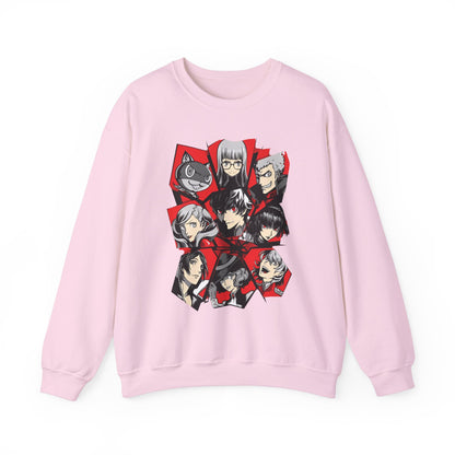 Persona 5 Video Game Sweatshirt – 100% Cotton | Phantom Thieves Cozy Anime Sweater