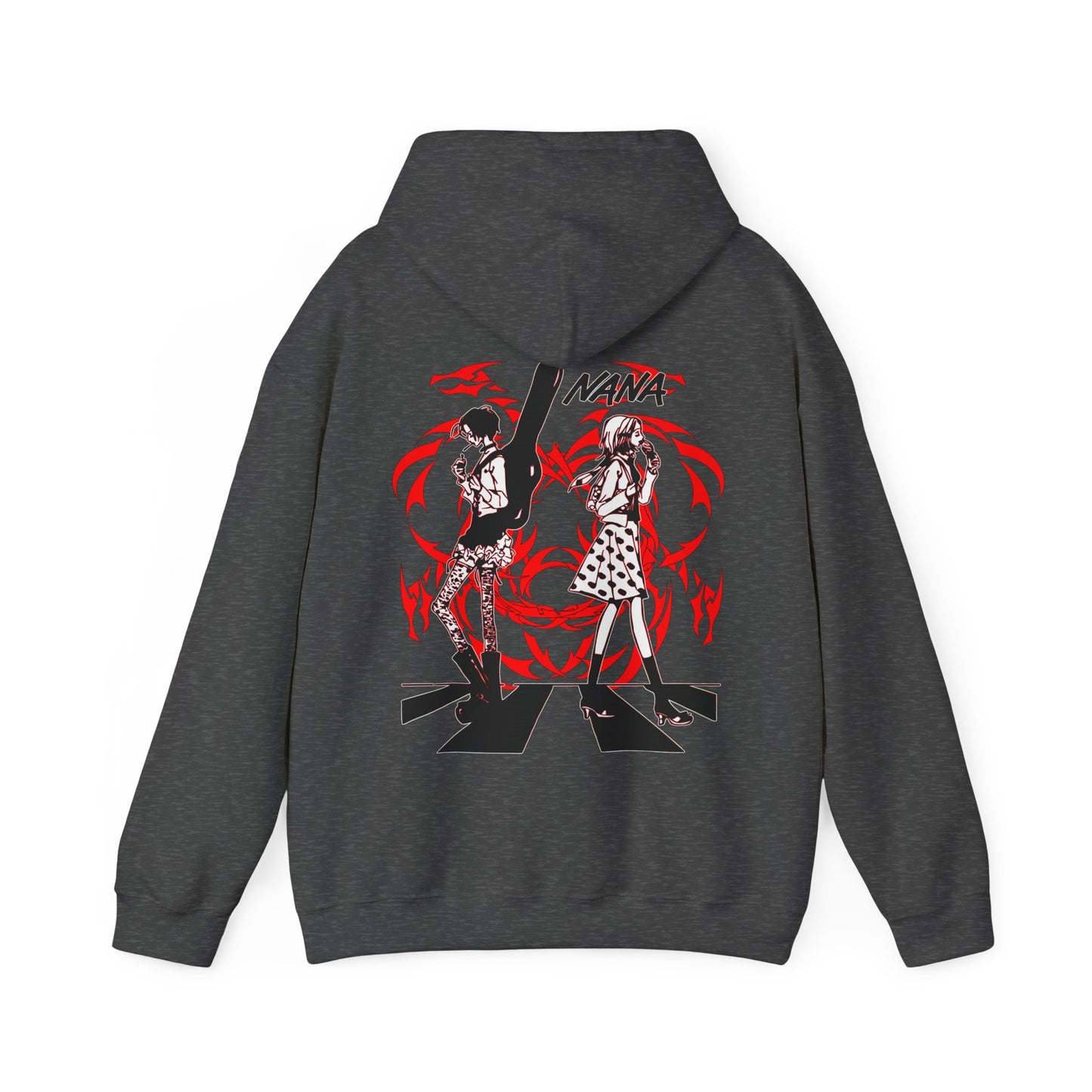 Nana Osaki Black Stones Hoodie – 100% Cotton with Back Print | Punk Rock Anime Streetwear