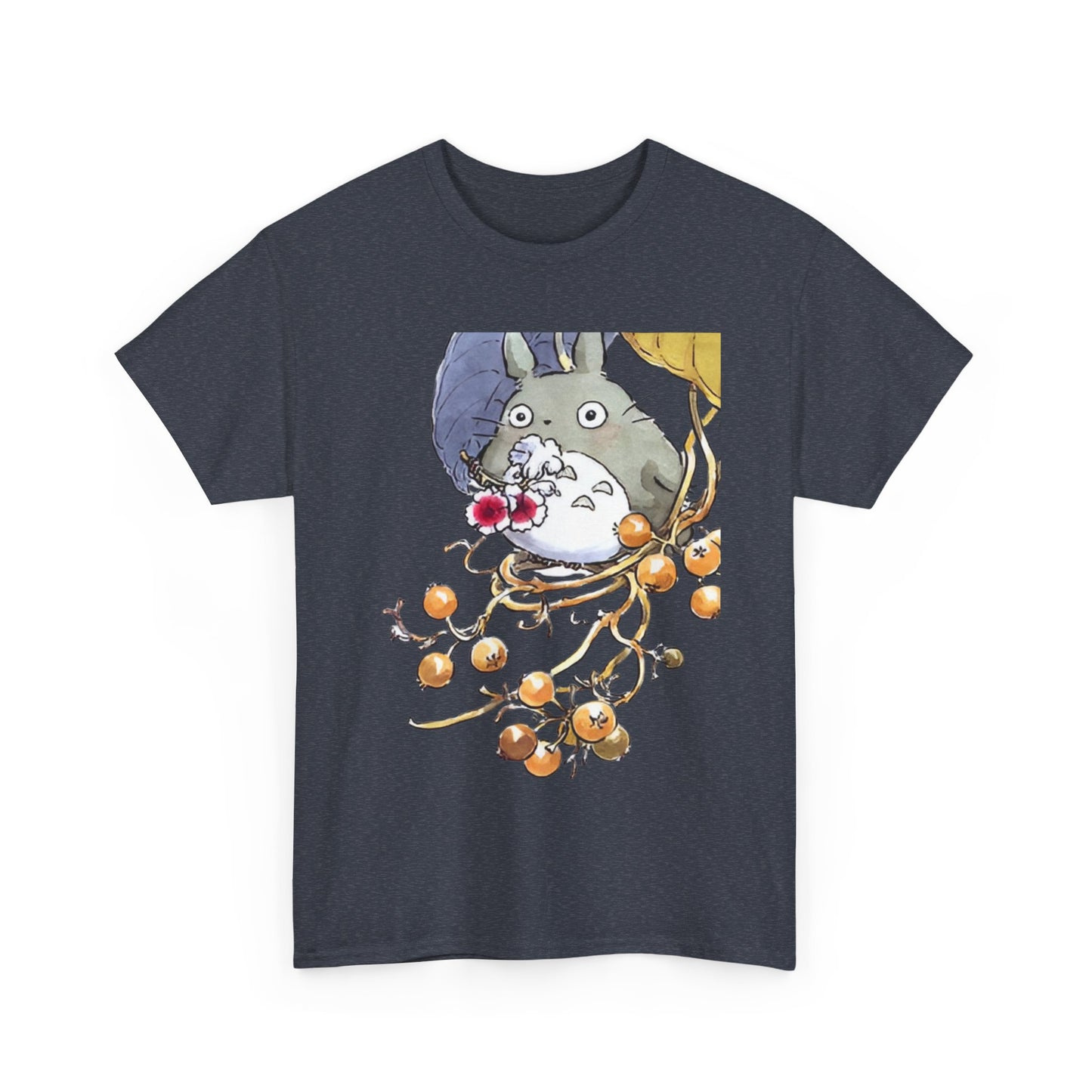 Totoro Sweet Art Shirt – Cute Studio Ghibli Cotton T-Shirt for Anime Fans