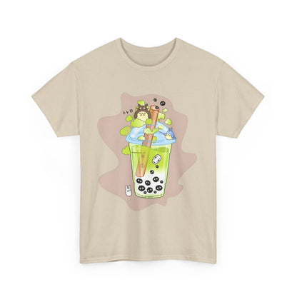 Ghibli Characters Smoothie T-Shirt | 100% Cotton Studio Ghibli Anime Tee