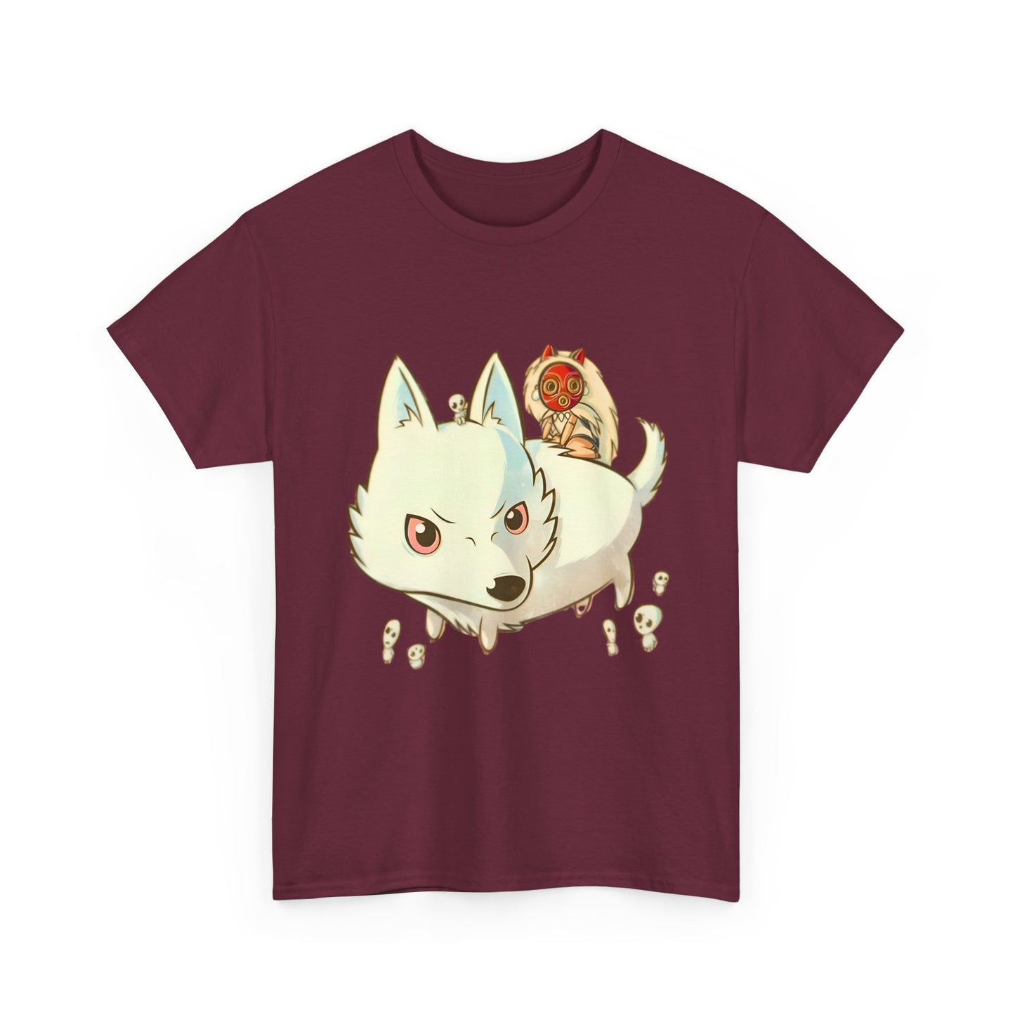 Princess Mononoke Chibi T-Shirt | 100% Cotton Studio Ghibli Cute Anime Tee