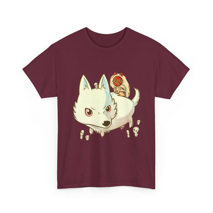Princess Mononoke Chibi T-Shirt | 100% Cotton Studio Ghibli Cute Anime Tee