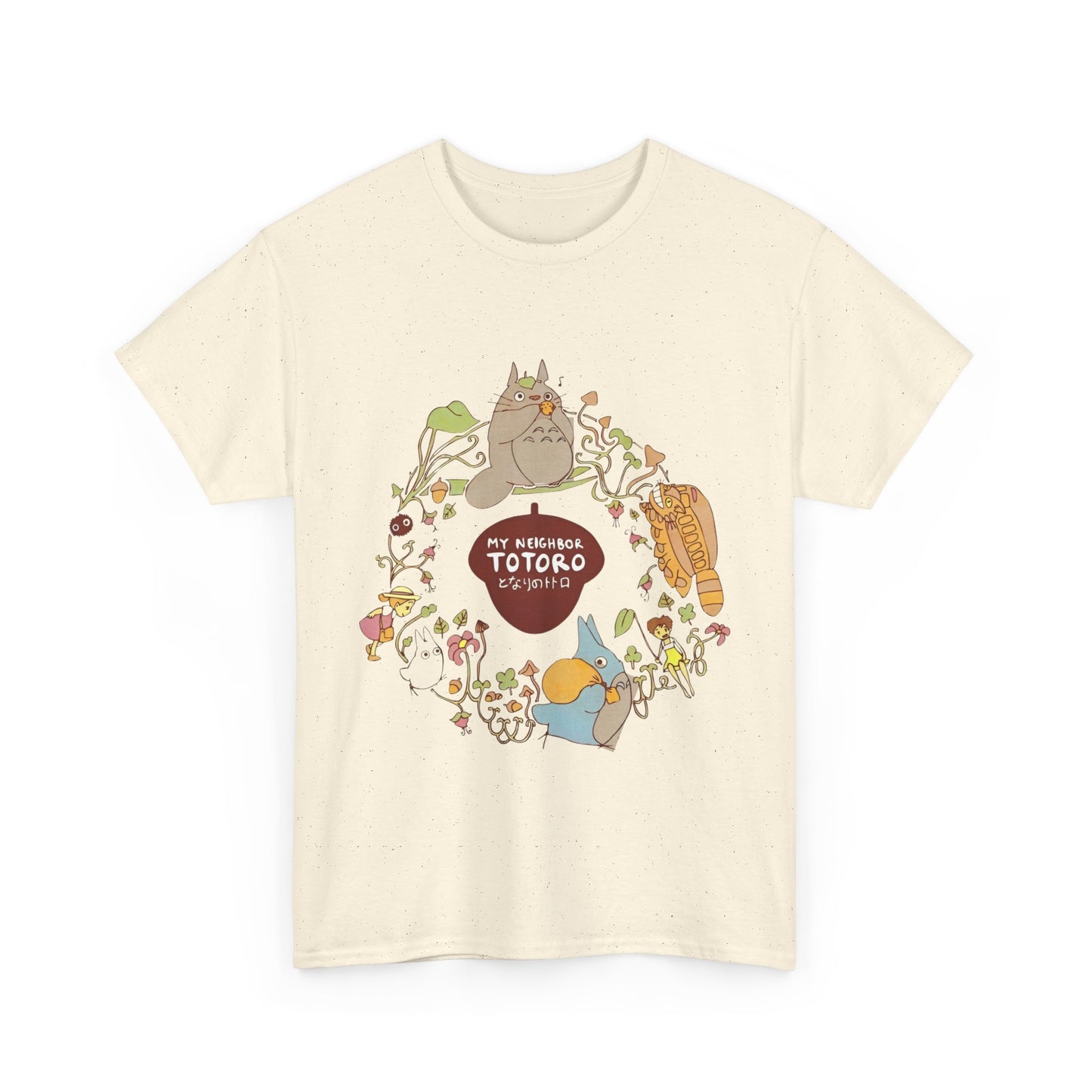 My Neighbor Totoro T-Shirt – 100% Cotton Studio Ghibli Anime Tee for Fans