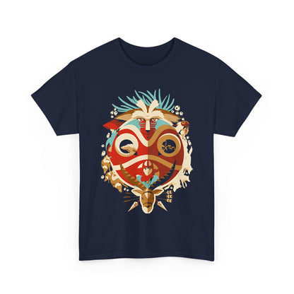 Princess Mononoke Art T-Shirt – 100% Cotton Studio Ghibli Tee