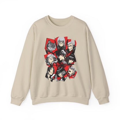 Persona 5 Video Game Sweatshirt – 100% Cotton | Phantom Thieves Cozy Anime Sweater