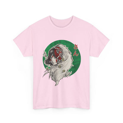 Princess Mononoke Green T-Shirt | Studio Ghibli Anime Cotton Tee