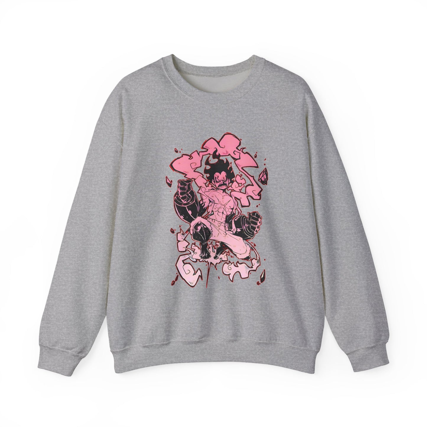 Luffy Gear Fourth Snakeman Sweatshirt – 100% Cotton One Piece Anime Pullover