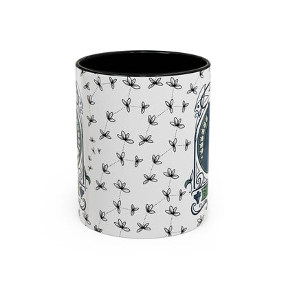 Totoro Spirited Ghibli Accent Handle Mug – 11oz & 15oz Anime Cup – Studio Ghibli Coffee Gift