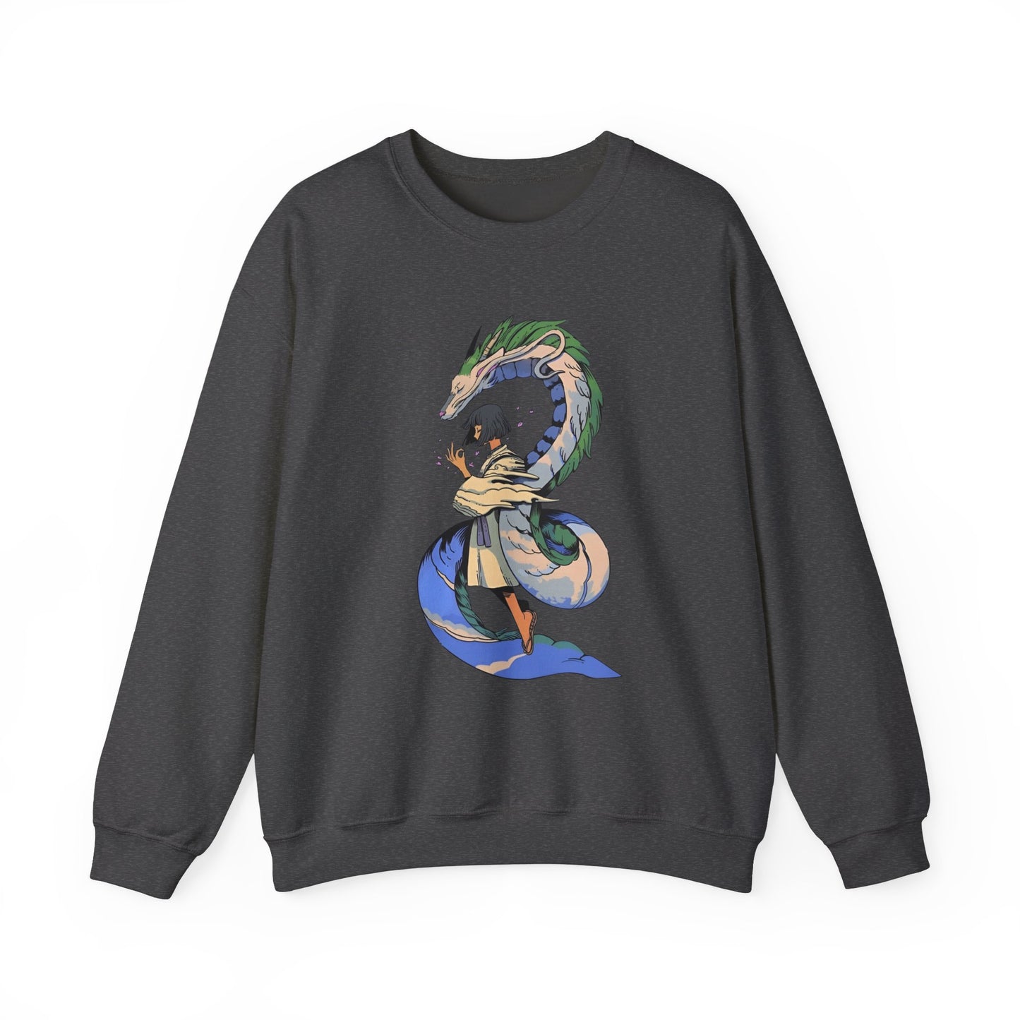 Haku Spirited Away Sweatshirt – 100% Cotton Studio Ghibli Anime Pullover