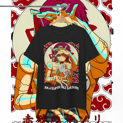 Sasori Naruto Art Cotton T-Shirt | Anime Akatsuki Tee