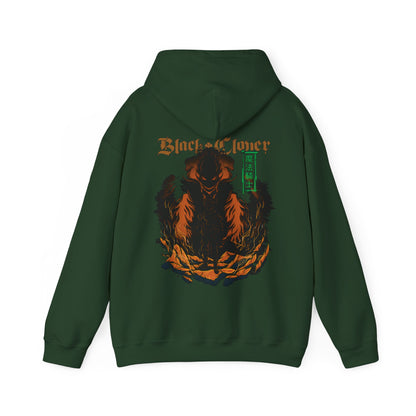 Black Clover Mythology Back Print Hoodie – 100% Cotton Anime Hoodie with Magical Symbols