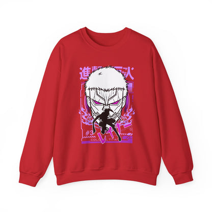 Reiner Braun Sweatshirt – 100% Cotton Attack On Titan Anime Pullover for AOT Fans