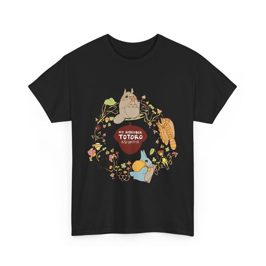 My Neighbor Totoro T-Shirt – 100% Cotton Studio Ghibli Anime Tee for Fans