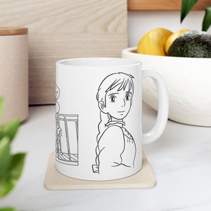 Sophie and Howl Love Mug – Howl’s Moving Castle Ghibli Cup 11oz & 15oz – Romantic Anime Gift for Ghibli Fans