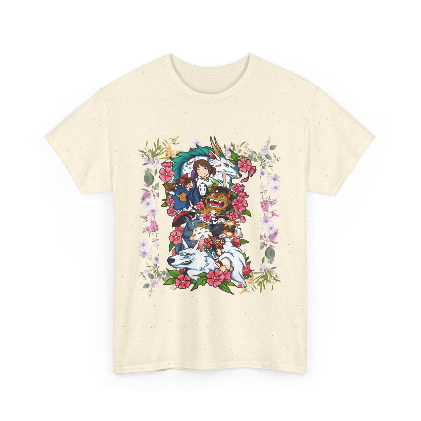 Ghibli Characters T-Shirt – 100% Cotton Anime Shirt for Studio Ghibli Fans