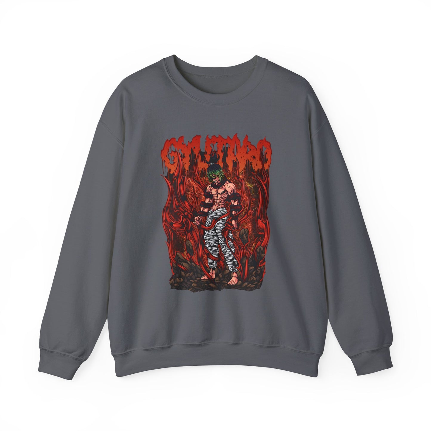 Gyutaro Demon Slayer Sweatshirt – 100% Cotton Anime Pullover for Upper Moon Six Fans