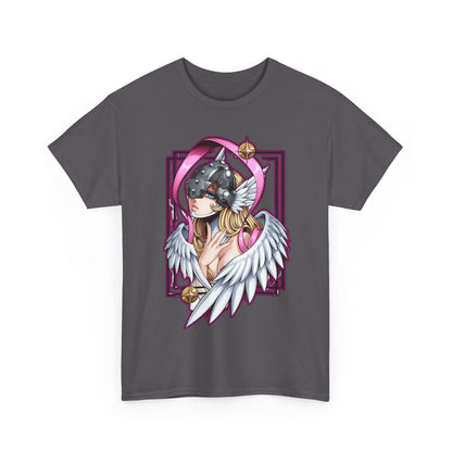 Angewomon T-Shirt – 100% Cotton Digimon Anime Shirt for Fans