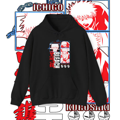 Bleach Ichigo Cotton Hoodie – Anime Streetwear Style