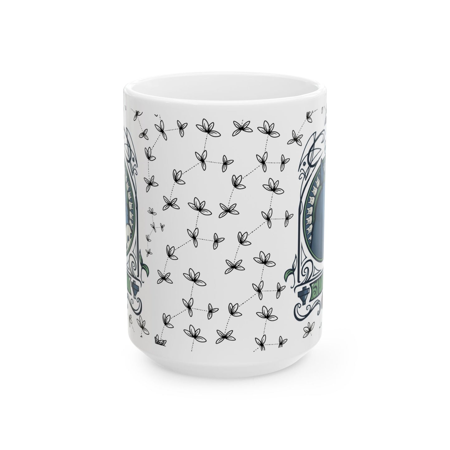 Totoro Spirited Ghibli Mug – 11oz & 15oz Ceramic Cup – Studio Ghibli Anime Coffee Gift