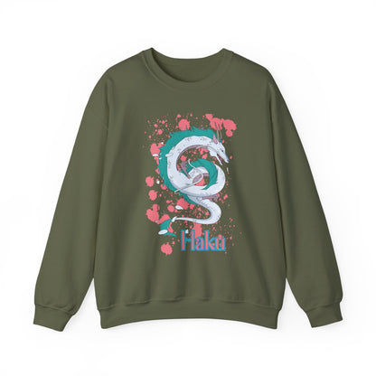 Haku Spirited Away Sweatshirt – 100% Cotton Studio Ghibli Dragon Spirit Pullover