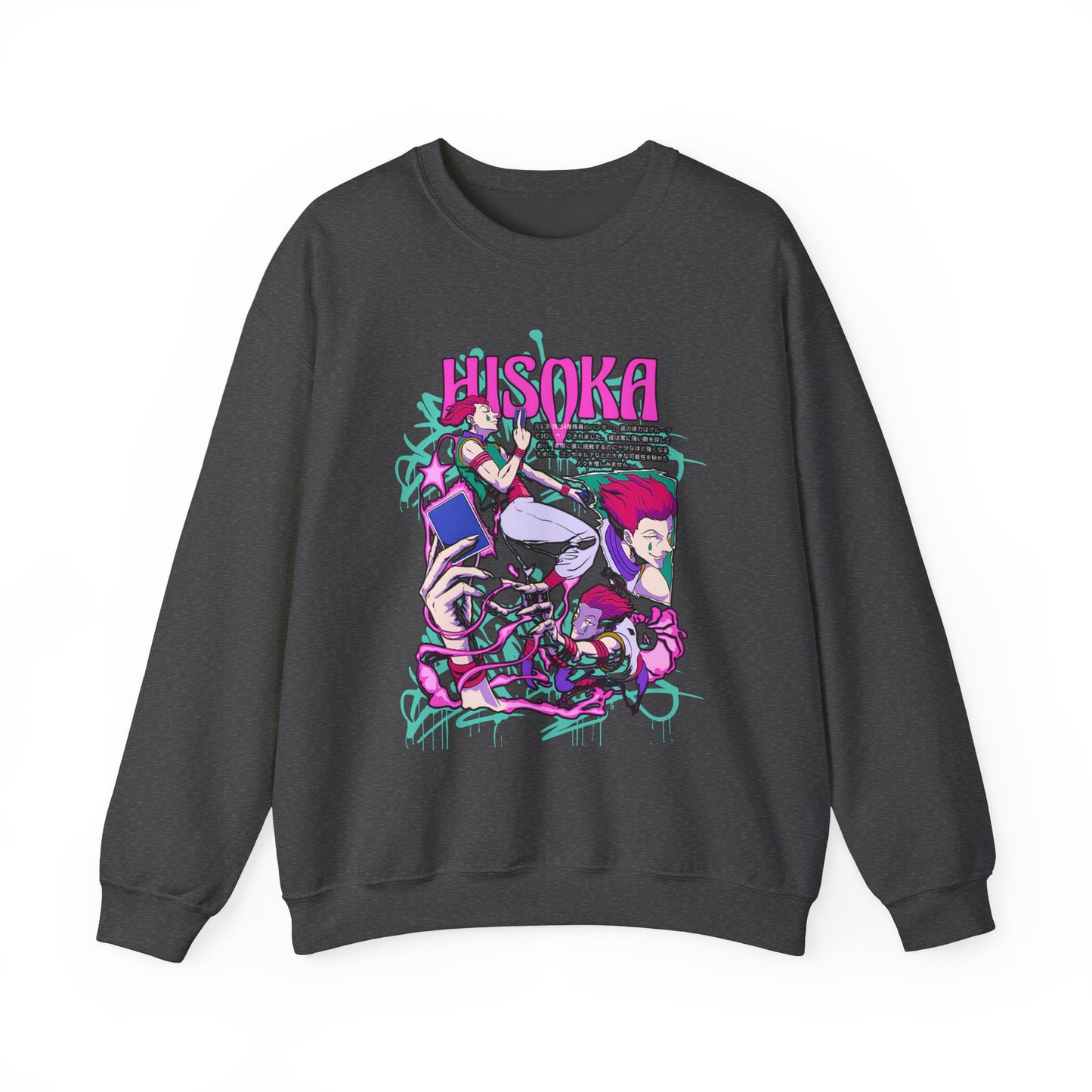 Hisoka Morow Hunter x Hunter Sweatshirt – 100% Cotton Cozy Anime Sweatshirt for True Fans