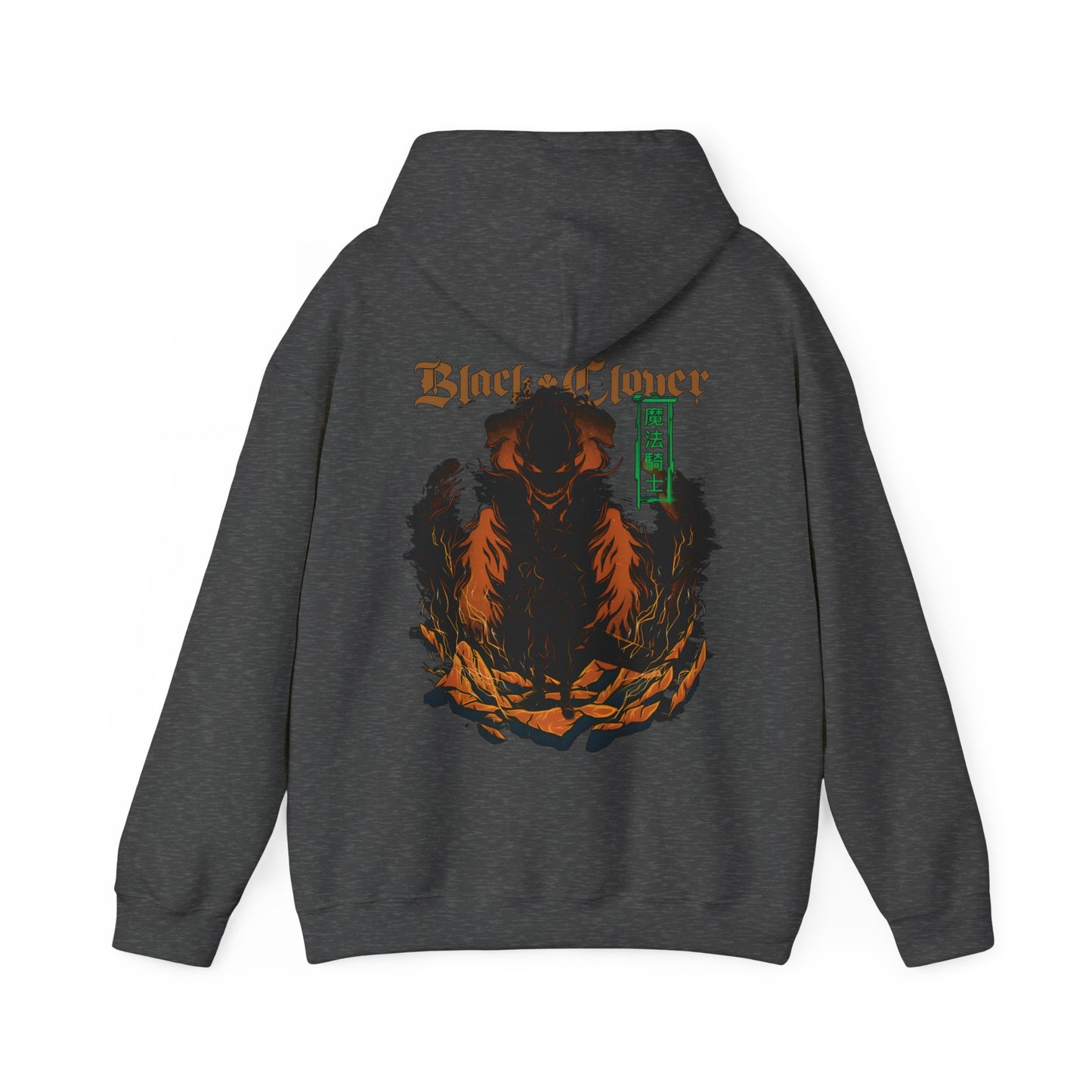Black Clover Mythology Back Print Hoodie – 100% Cotton Anime Hoodie with Magical Symbols