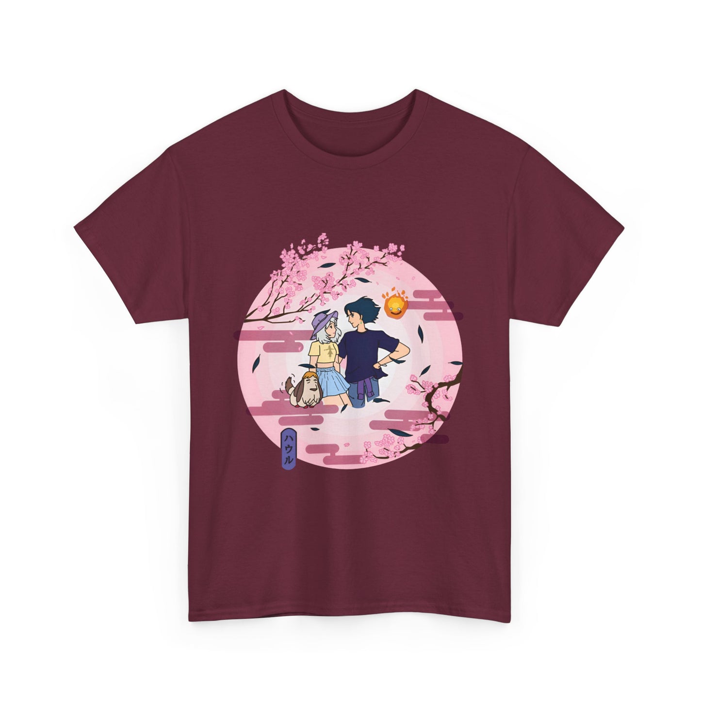 Howl’s Moving Castle T-Shirt 100% Cotton | Studio Ghibli Anime Tee