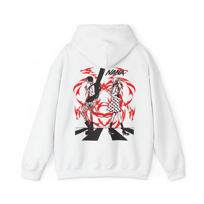 Nana Osaki Black Stones Hoodie – 100% Cotton with Back Print | Punk Rock Anime Streetwear