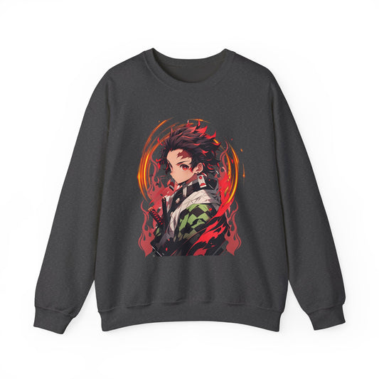 Tanjiro Kamado Hashira Sweatshirt | 100% Cotton Demon Slayer Anime Pullover