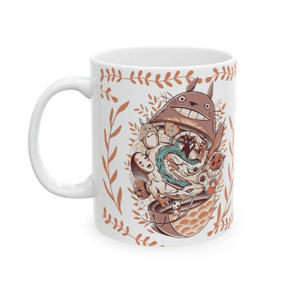 Totoro Matryoshka Mug – 11oz & 15oz Studio Ghibli Inspired Coffee Cup for Anime Fans