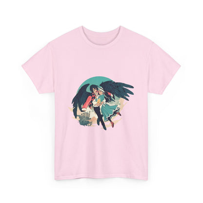 Howl And Sophie Picture T-Shirt | Studio Ghibli Cotton Anime Tee