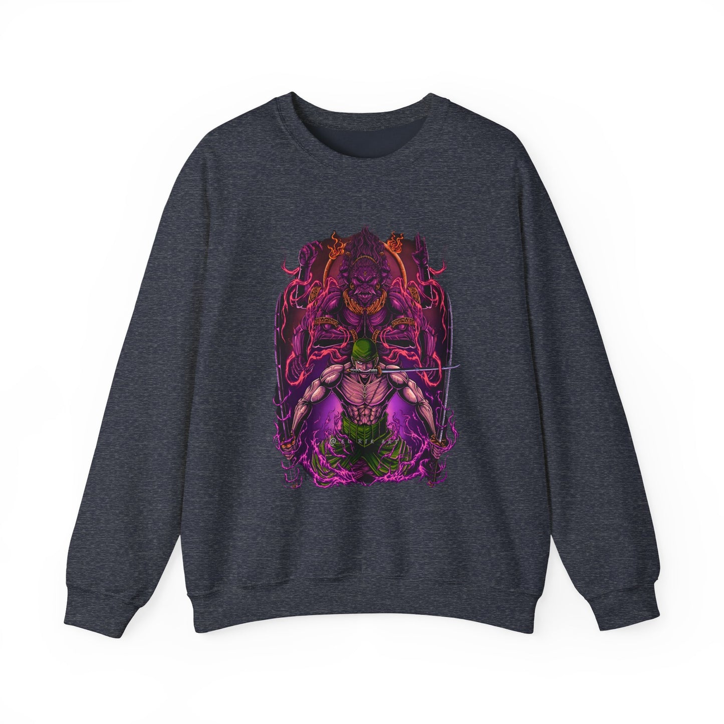 Roronoa Zoro Sweatshirt – 100% Cotton One Piece Anime Crewneck