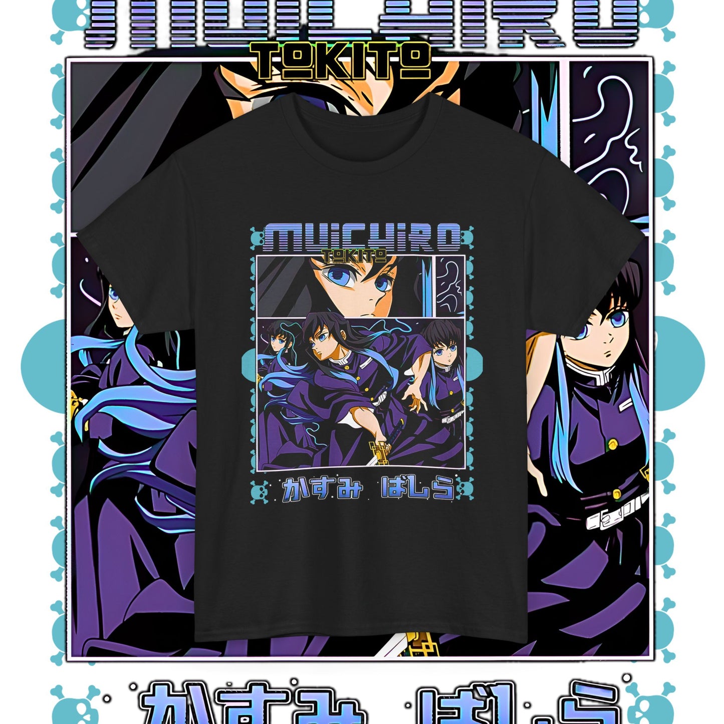 Muichiro Tokito Demon Slayer Hashira T-Shirt | 100% Cotton Anime Tee