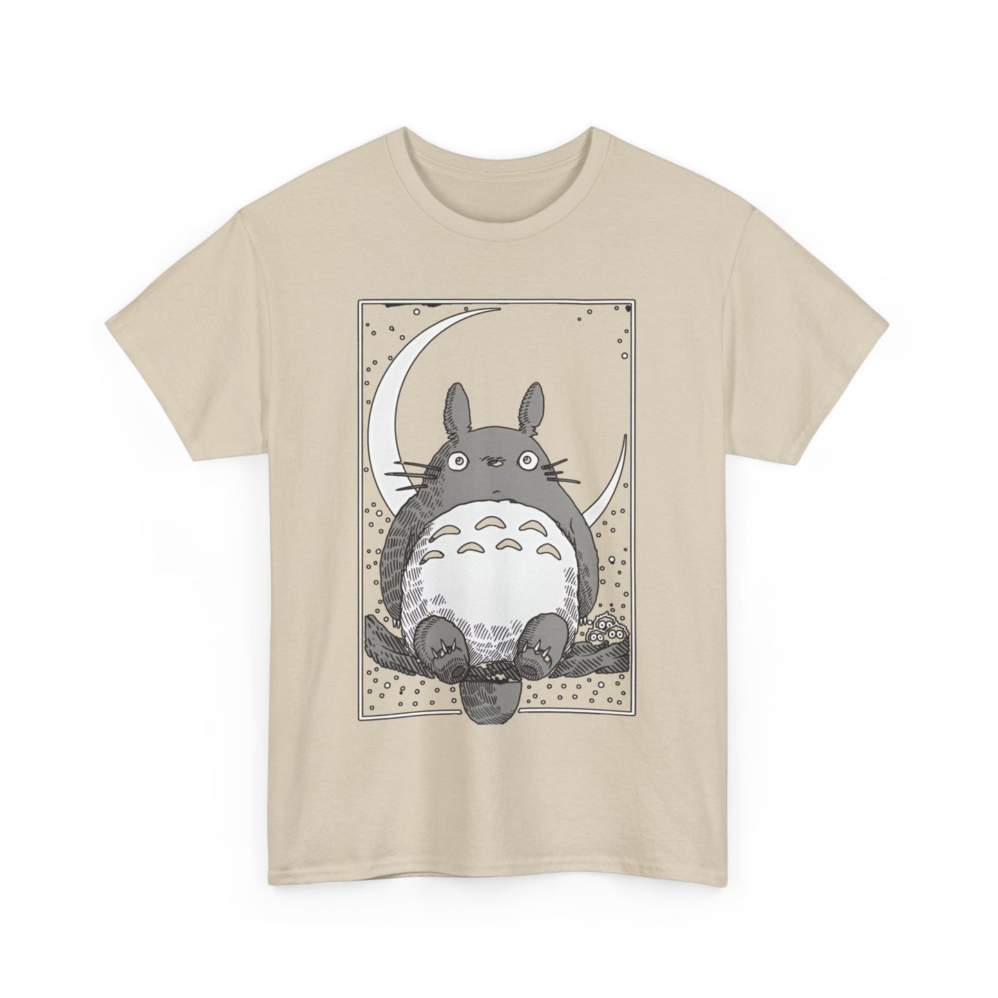 Totoro Sleep Shirt – Cozy Ghibli T-Shirt 100% Cotton for Anime and Nature Lovers
