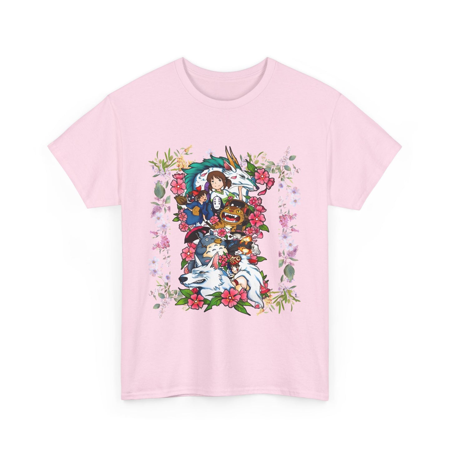 Ghibli Characters T-Shirt – 100% Cotton Anime Shirt for Studio Ghibli Fans